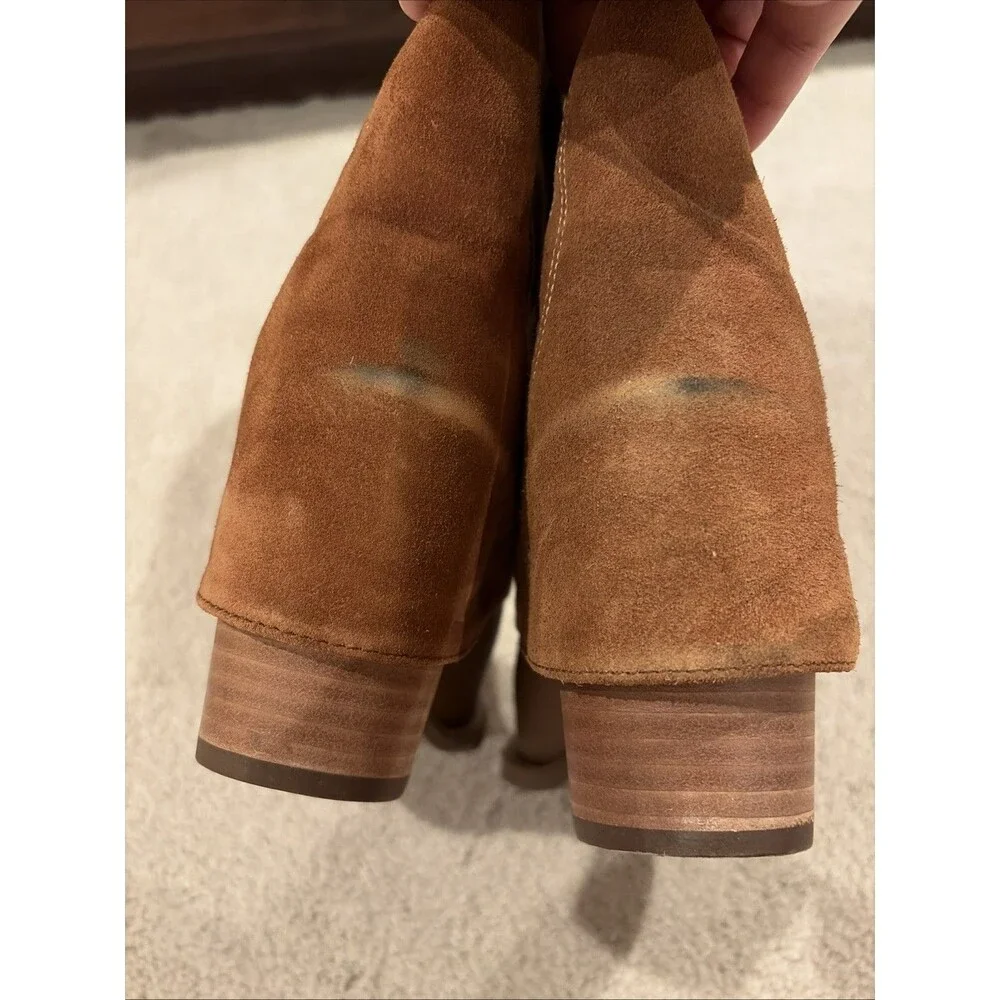 Try On/demo Dingo Women's Wild Fire Western Boots Brown Size 9 Dl2280 Cowboy